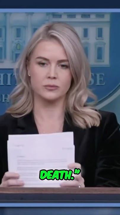 leighpointer's tweet card. Karoline Leavitt Answers the WEIRDEST White House Question Ever!!!...