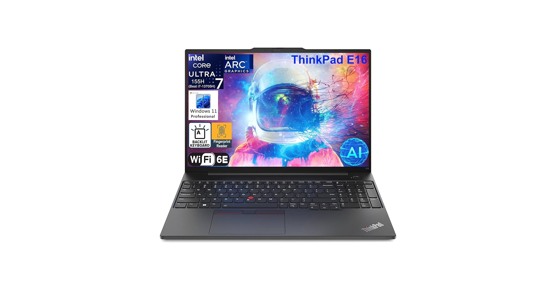 smarttechbrief's tweet card. Intel Core Ultra 7 155H, 16C (6P + 8E + 2LPE) / 22T, Max Turbo up to 4.8GHz, 24MB