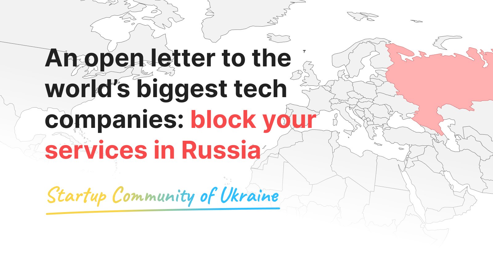 alestorozhuk's tweet card. Read the letter from the Ukrainian startup community written from a bomb shelter. #StopRussianAggression #FuckPutin