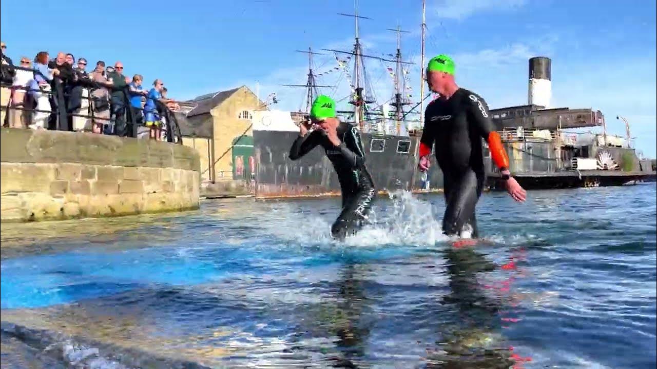 michaelgant's tweet card. Big Lime Triathlon at Hartlepool 20 8 23 by Michael Gant