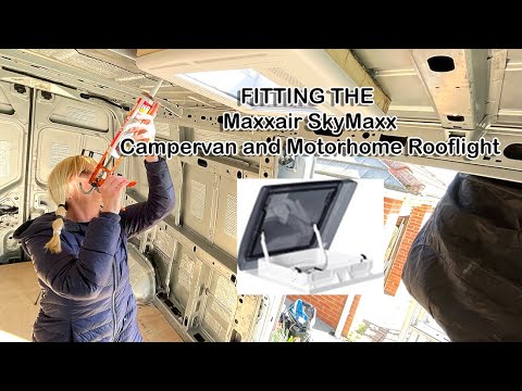 michaelgant's tweet card. Campervan Conversion Fitting the Maxxair SkyMaxx Caravan Campervan...