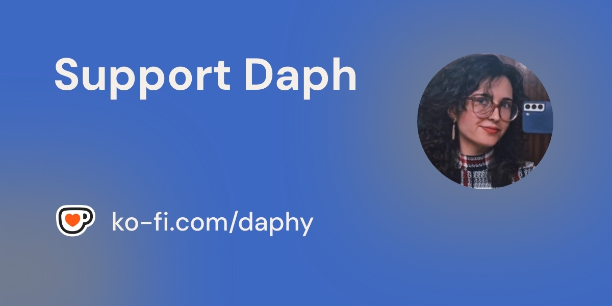 Daph_Arts's tweet card. Support Daph