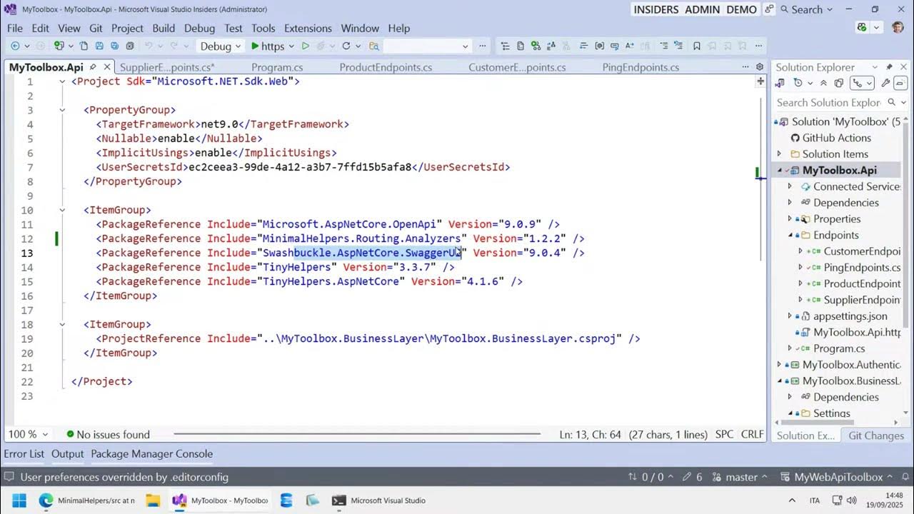 marcominerva's tweet card. Live Coding: progettare una Web API nel modo migliore (terza parte)