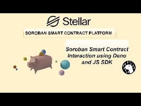 sabicoder's tweet card. Stellar Soroban Smart Contract Interaction with Deno and JS SDK