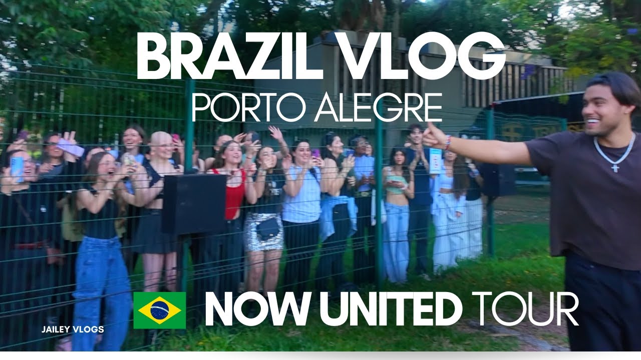 SourceBaileyMay's tweet card. NOW UNITED 🇧🇷 Backstage, Meeting the Fans & Show in Porto Alegre!!...