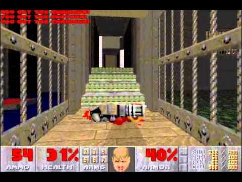 Mr202016's tweet card. Doom II (100%) Walkthrough (Map26: The Abandoned Mines)