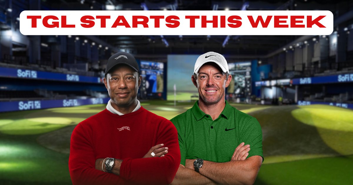 NUCLRGOLF's tweet card. Tiger & Rory's Virtual Golf League arrives - but will you be watching?