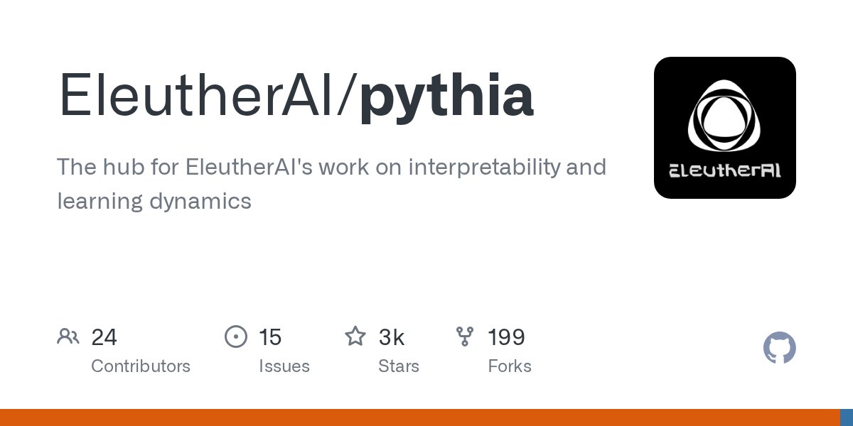 AiEleuther's tweet card. The hub for EleutherAI's work on interpretability and learning dynamics - EleutherAI/pythia