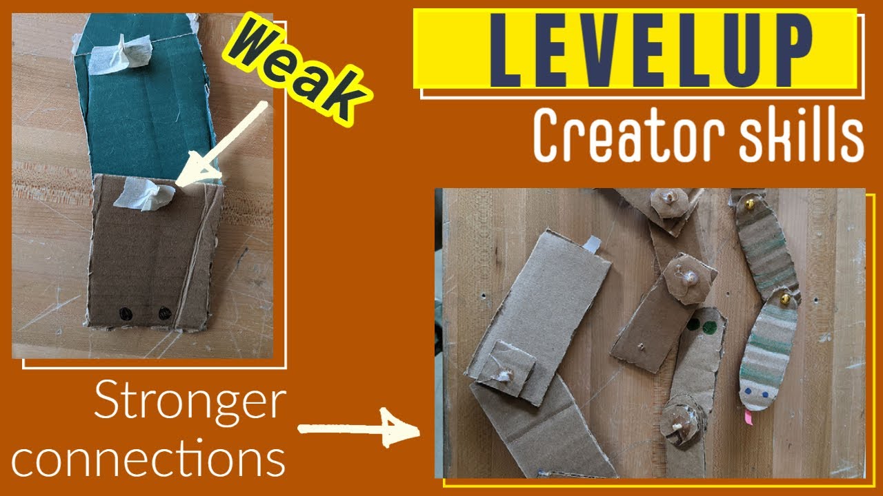 puzzshiftcreate's tweet card. Learn a better way to 'make a cardboard snake'