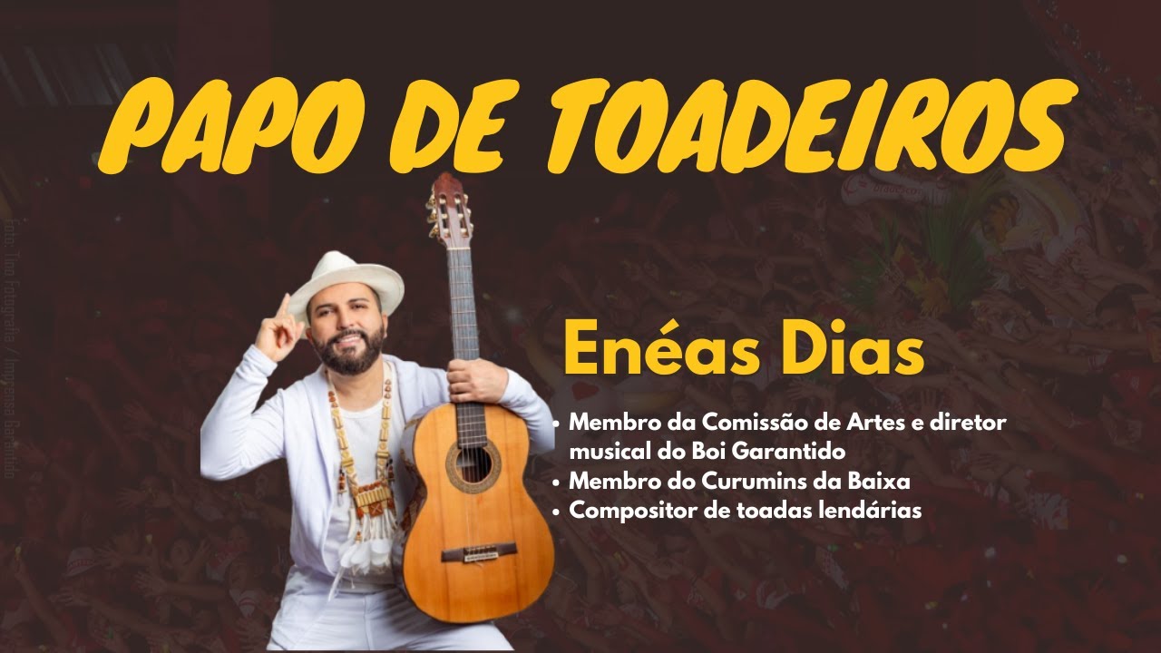 papodetoada's tweet card. Papo de Toadeiros com Enéas Dias