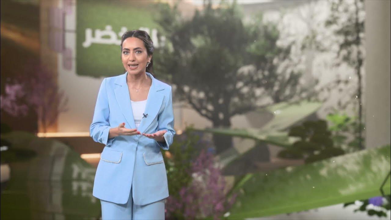 Aximmetry's tweet card. Behind the scenes at CNBC Arabiya the "In Green" show