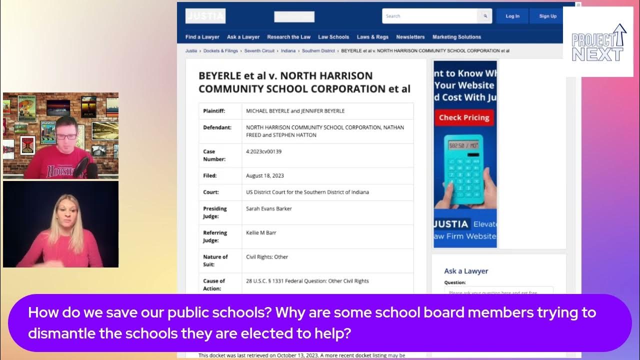 ProjectNext25's tweet card. School board members across the country are dismantling public...