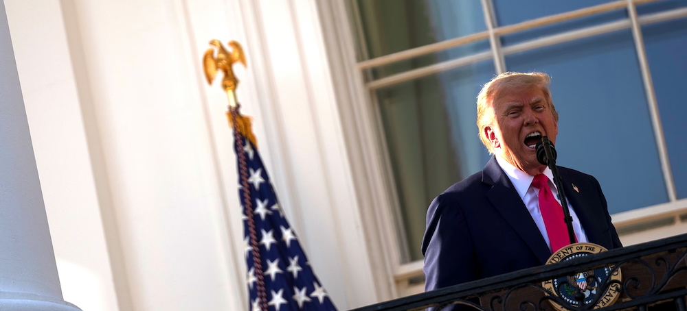 HumorTimes's tweet card. Donald Trump’s outbursts on social media this week were different than usual.