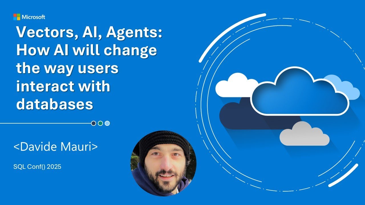 mauridb's tweet card. Vectors, AI, Agents: how AI will change the way users interact with...