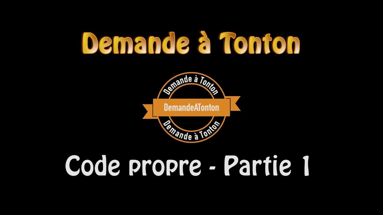 alanglaispro's tweet card. Code propre : quelques conseils