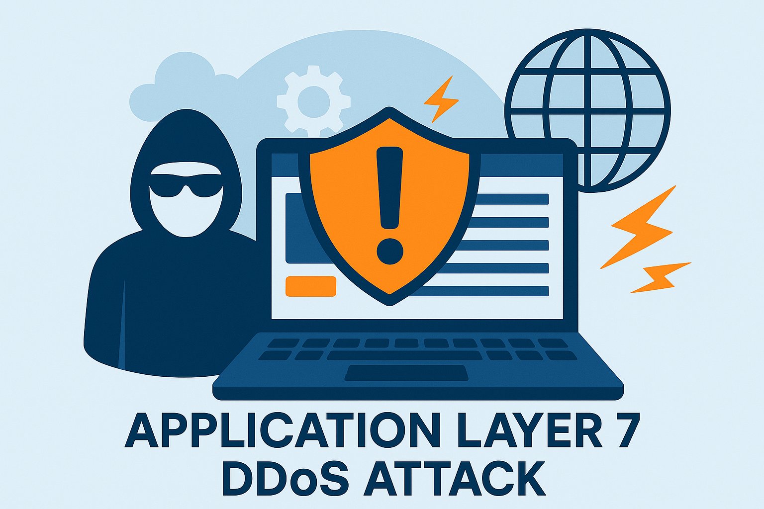 ClouDNS's tweet card. An OSI Layer 7 DDoS attack targets the application layer with seemingly legitimate requests to overload services and disrupt user access.