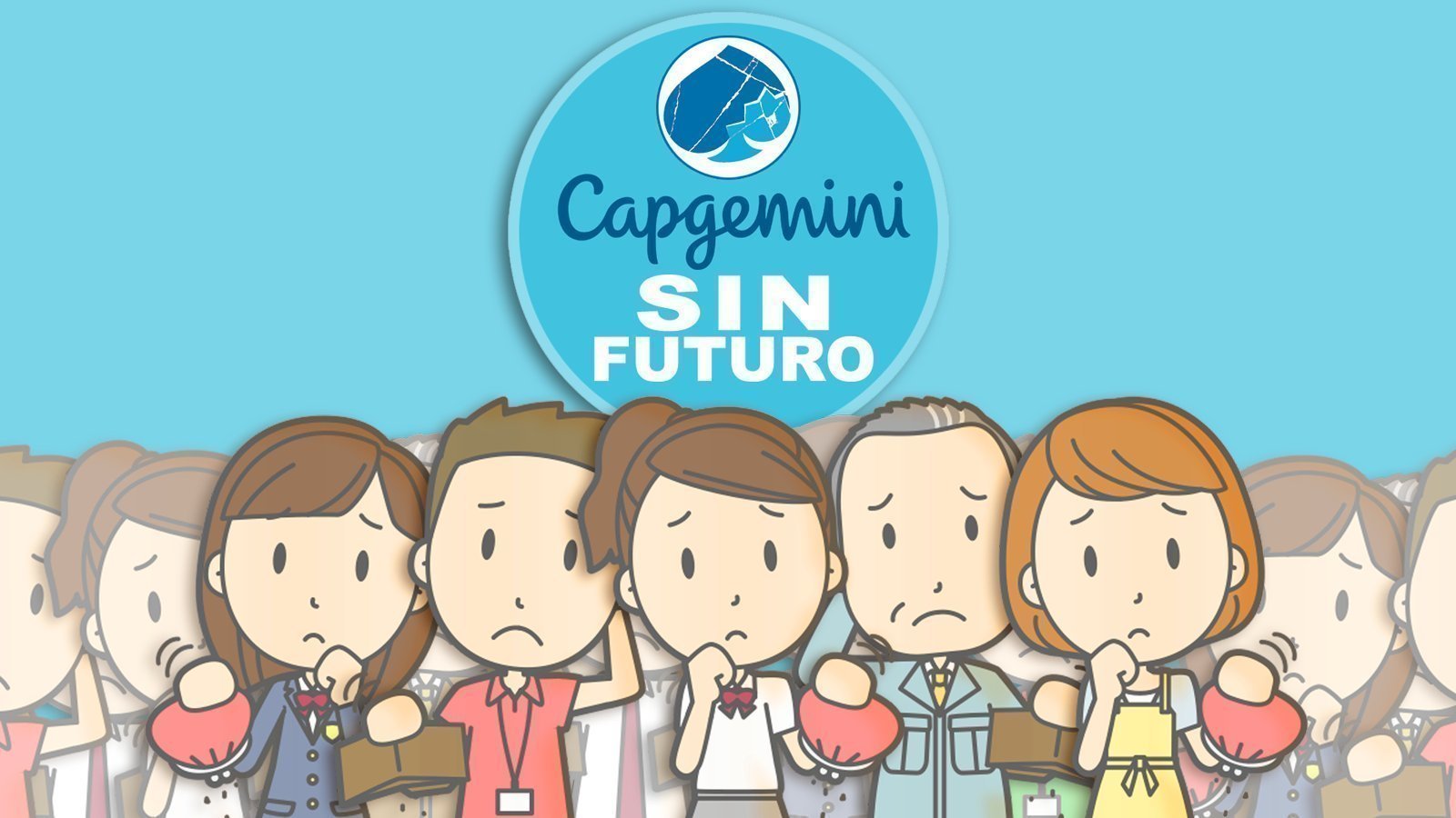 CCOO_Capgemini's tweet card. Un salario digno: Capgemini nos deja sin futuro.