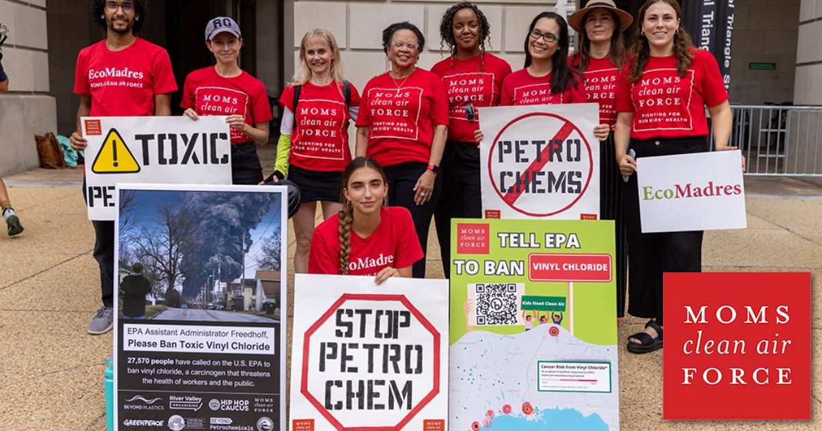 CleanAirMoms_MI's tweet card. Hear from Dominique Browning as she discusses plastic pollution in the health care sector and elsewhere in "What's in the Air"?