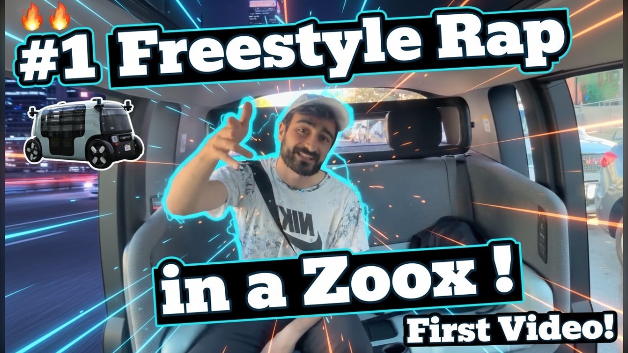 techfrenAJ's tweet card. First frestyle rap in a Zoox autonomous vehicle!