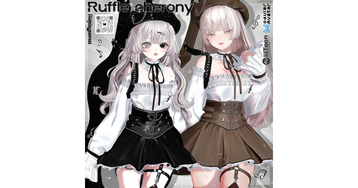 neei_nao's tweet card. MAMOMING - Setup 012 (18 Material) Ruffle cherony