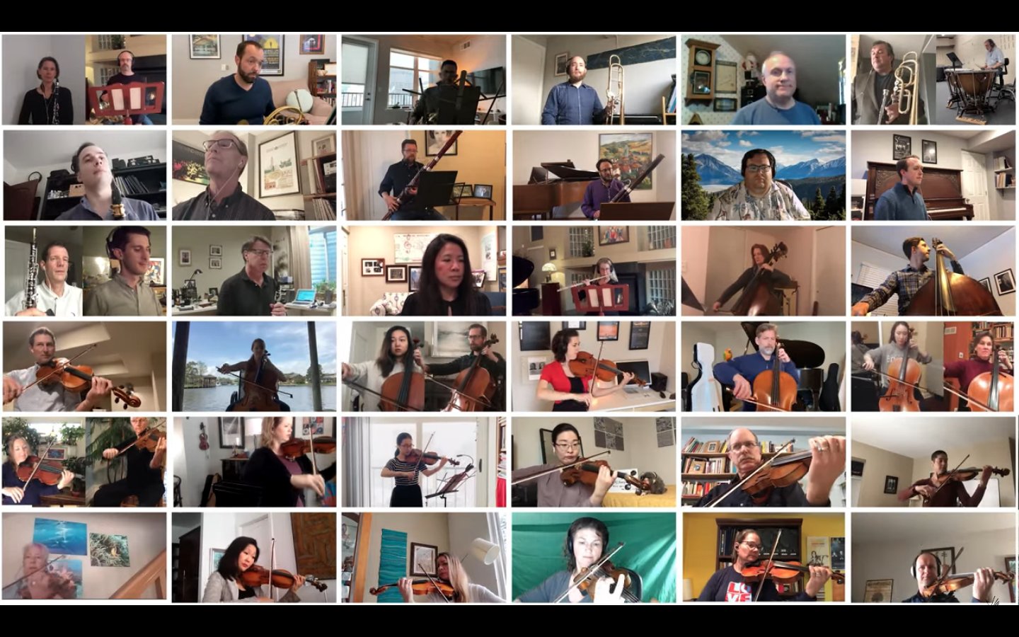 TeriSpector's tweet card. No concert hall? No problem. The Colorado Symphony brings "Ode to Joy" online.