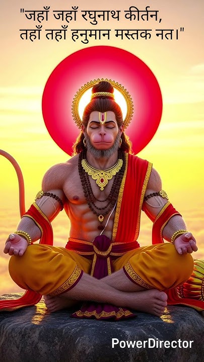 mindblowingtec3's tweet card. श्री राम के लिए हनुमानजी भक्ति पंक्तियाँ 🕉️💗| hanumanji special...