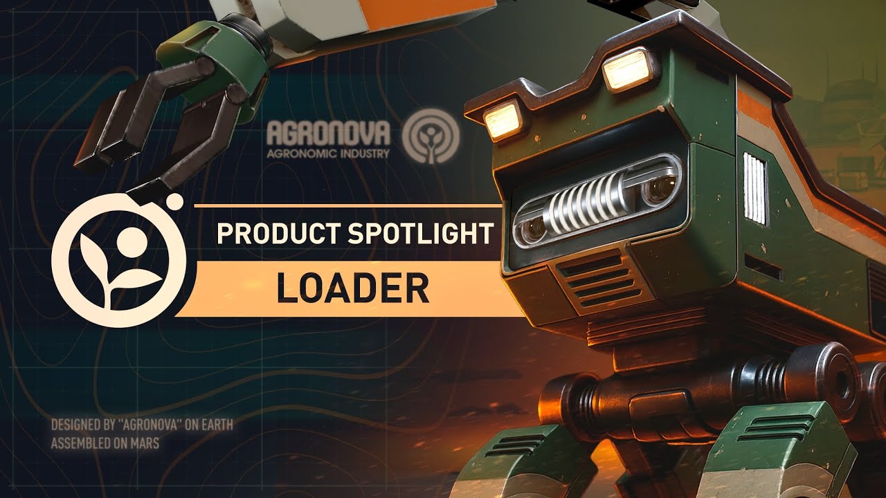 AGRONOM_GAME's tweet card. AGRONOVA’s Product Spotlight: Robot Loader | AGRONOM