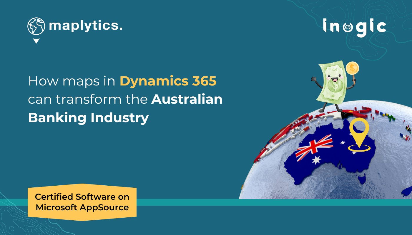 Maplytics's tweet card. Discover how Maplytics, the location intelligence app for Microsoft Dynamics 365, empowers Australian banks to optimize branches, improve lending, and enhance customer engagement with smart mapping...