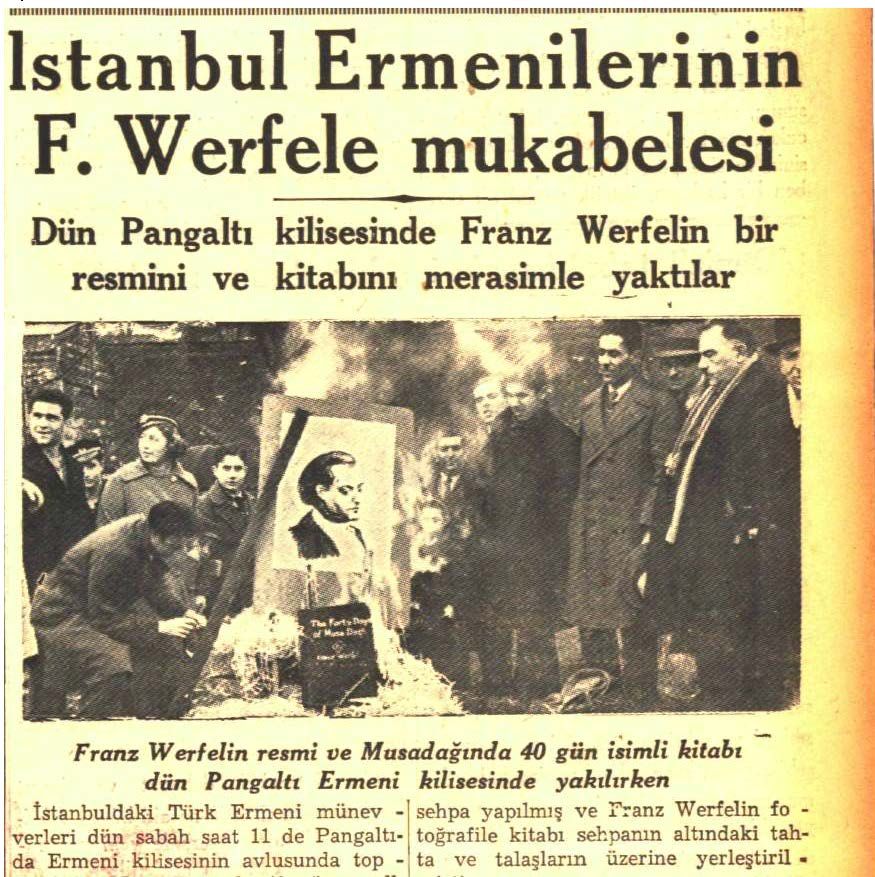 avlaremoz's tweet card. Prag doğumlu Yahudi entelektüeli Franz Werfel’in (1890-1945) orijinal adıyla Die Vierzig Tage des Musa Dagh [Musa Dağ’da Kırk Gün] adlı romanı Hitler’in Şansölye…