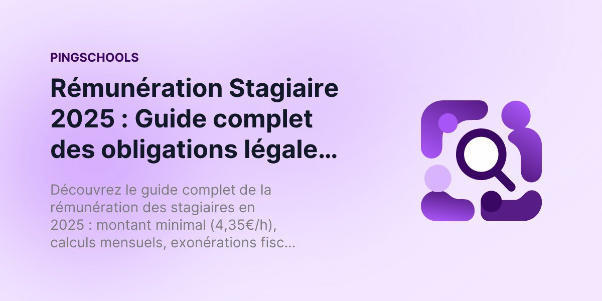 getJobpass's tweet card. Découvrez le guide complet de la rémunération des stagiaires en 2025 : montant minimal (4,35€/h), calculs mensuels, exonérations fiscales et obligations légales pour entreprises. Évitez les sanctions...