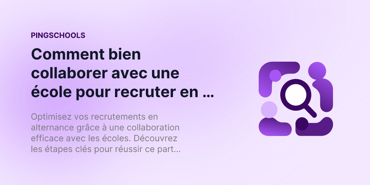 getJobpass's tweet card. Optimisez vos recrutements en alternance grâce à une collaboration efficace avec les écoles. Découvrez les étapes clés pour réussir ce partenariat.