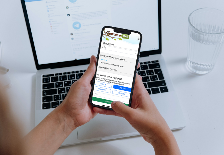 PrjectPotential's tweet card. Discover BiddingOwl's powerful auction and fundraising software for charities. Raise funds with online or in-person events, paddle raises, and more.