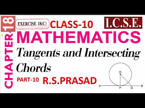 ramasha18399668's tweet card. CLASS 10TH TANGENTS AND INTERSECTING CHORDS10 ICSE BOARD#school...