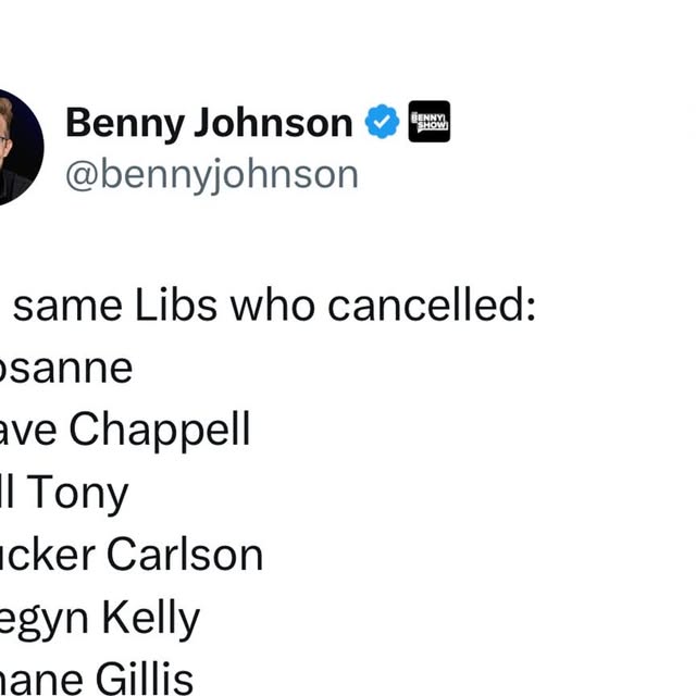 ProjectTru47100's tweet card. Benny Johnson (@bennyjohnson) • Instagram photo