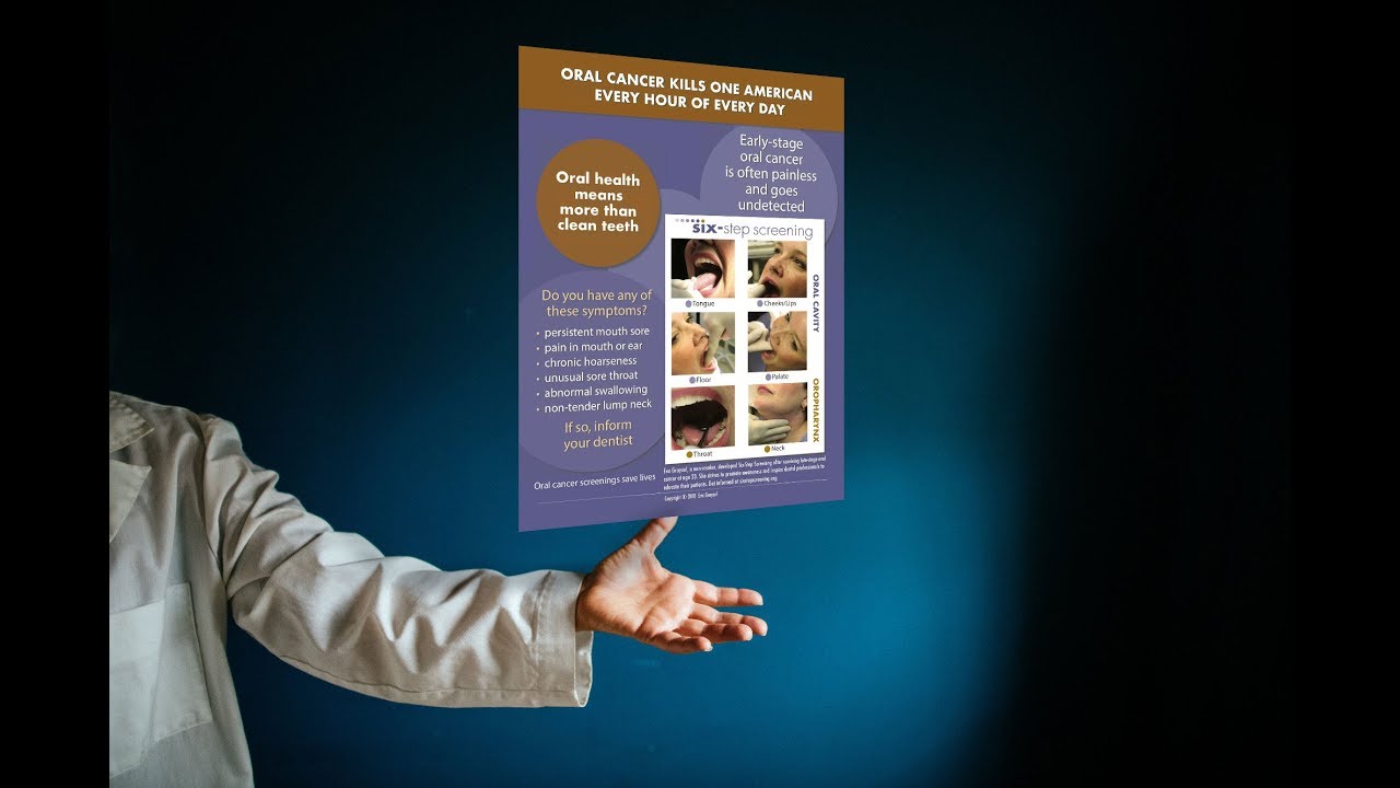 6StepScreening's tweet card. Six-Step Screening: Patient Education about Oral Cancer