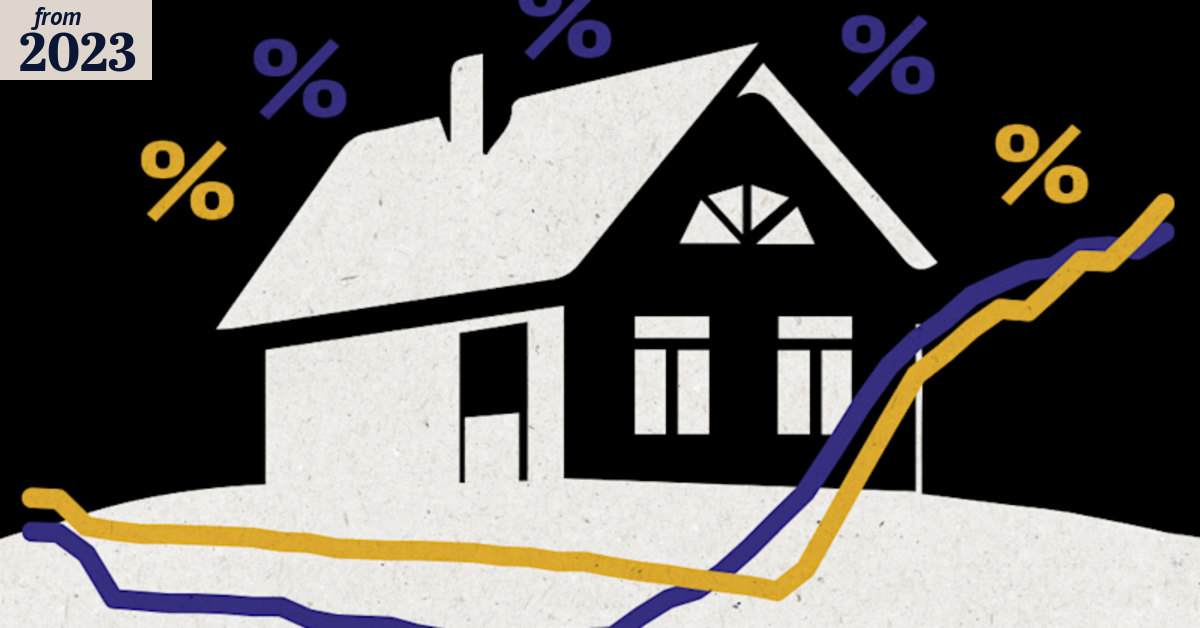 HashChing's tweet card. After interest rates rose at the fastest pace in a generation, home owners reviewing their mortgage are warned about betting against the house.