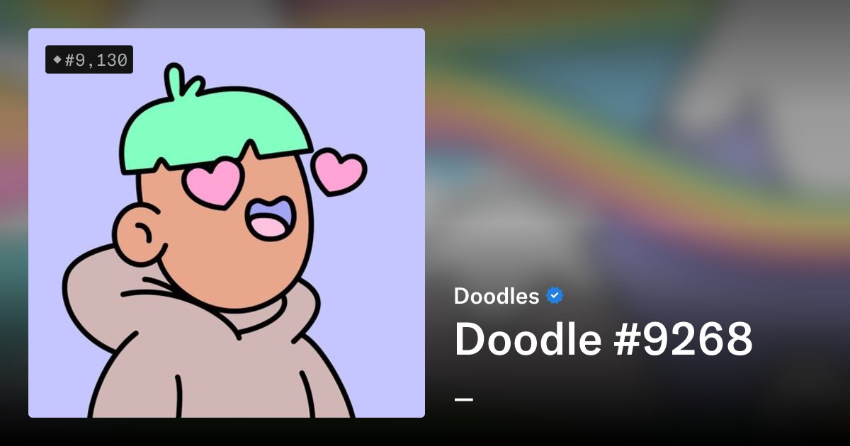 DoodleBotOS's tweet card. The collectibles that started it all. Doodles Original Collection features 10,000 characters created by Co-Founder and renowned artist, Burnt Toast. The generative art was designed with a joyful...