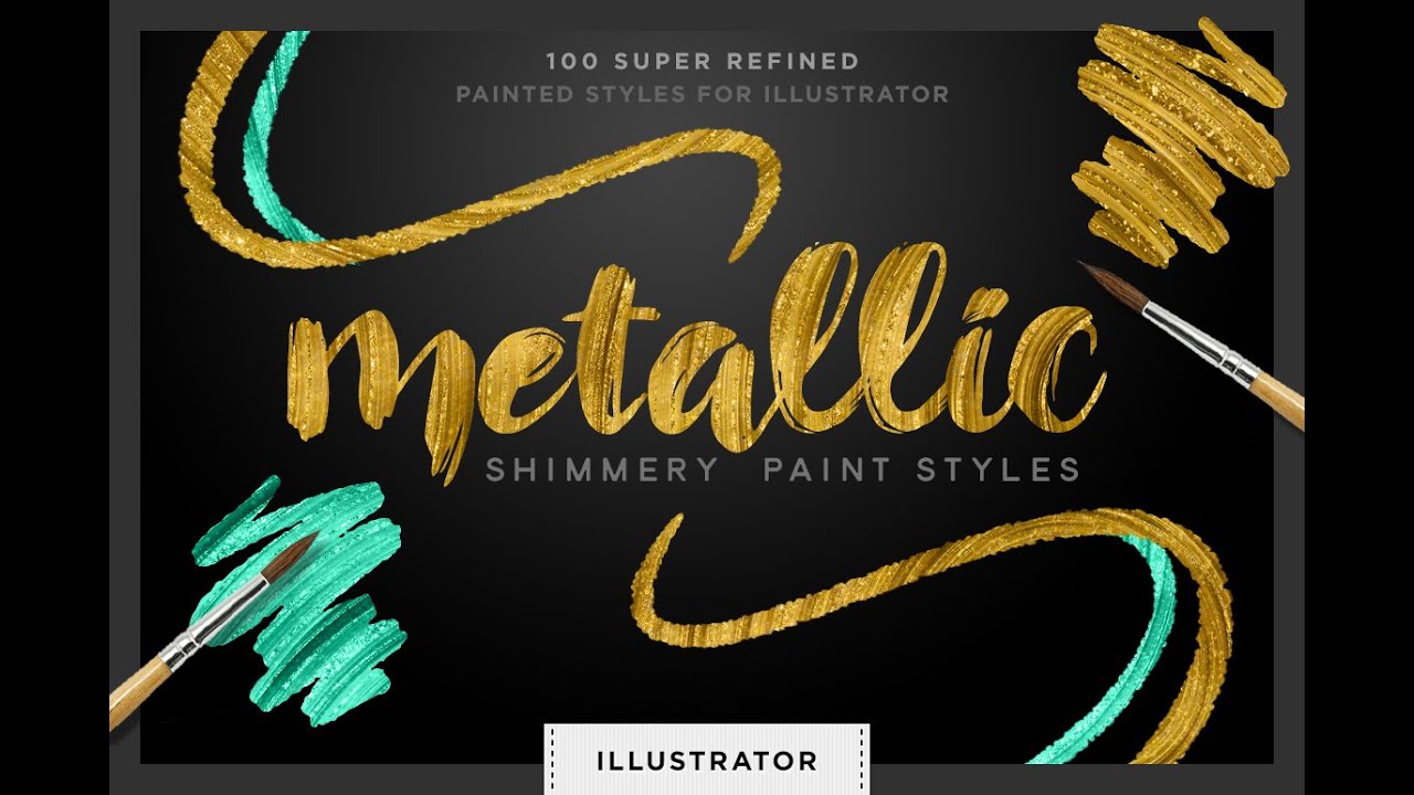 DailyDesignable's tweet card. Shimmery Swirls for Illustrator Tutorial