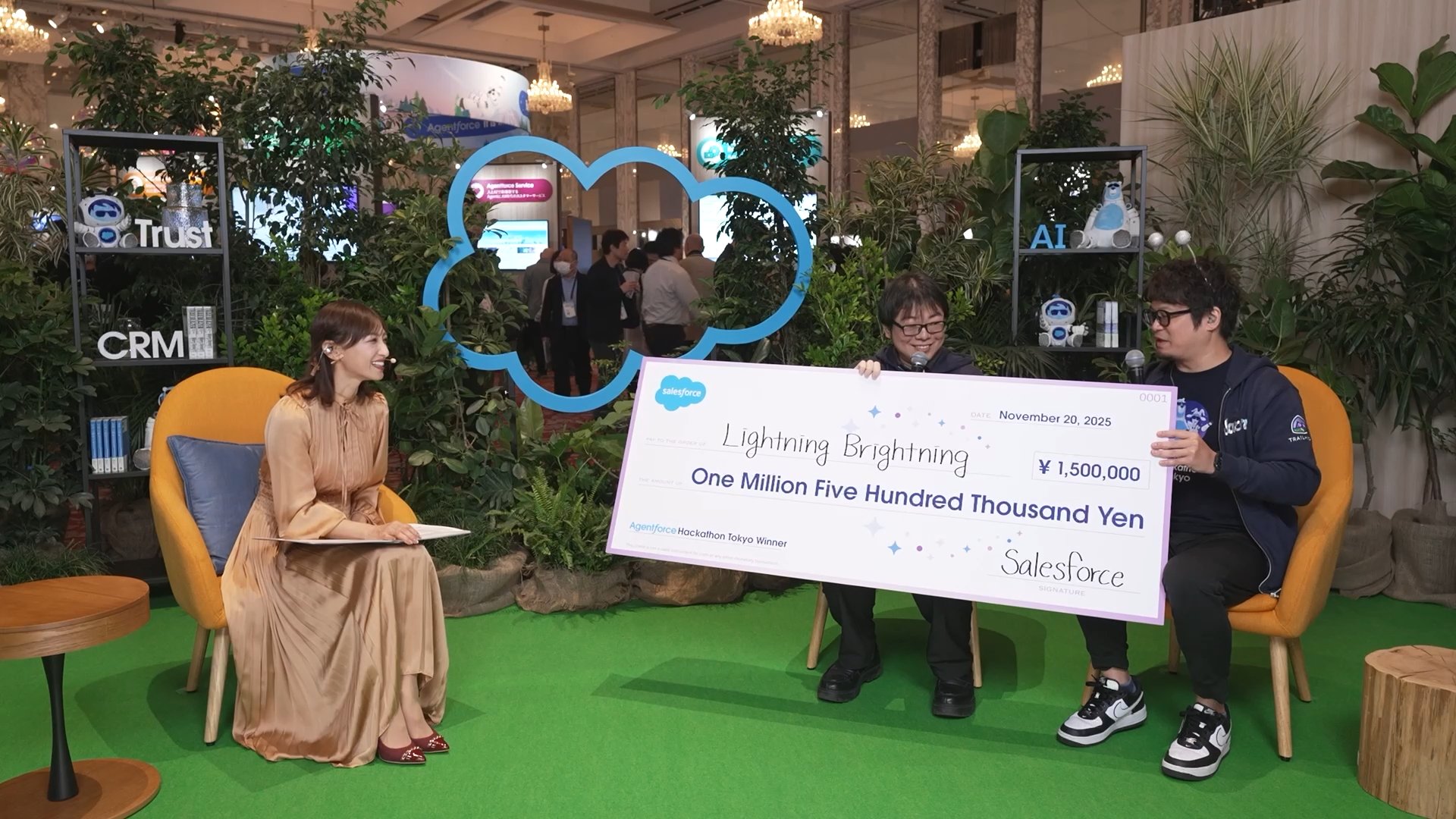 odashoDotCom's tweet card. AgentforceでAIエージェントを開発する “Agentforce Hackathon Tokyo”の表彰チームをお招きして ビジネス課題を解決するAIエージェントをつくりあげた秘話をインタビューします。