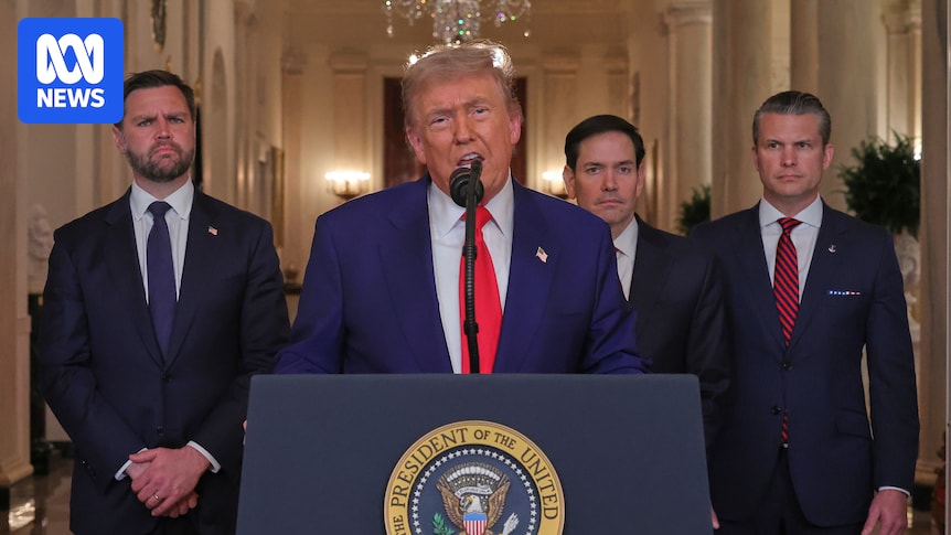 luke__cooper's tweet card. The United States has joined Israel's war against Iran, with Donald Trump saying its bombers have "obliterated" three Iranian nuclear sites in a "spectacular military success". Read how events...