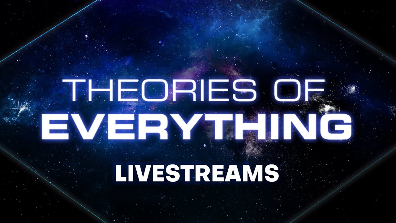 PBSSpaceTime's tweet card. Theory of Everything Livestreams with Amazing Guests