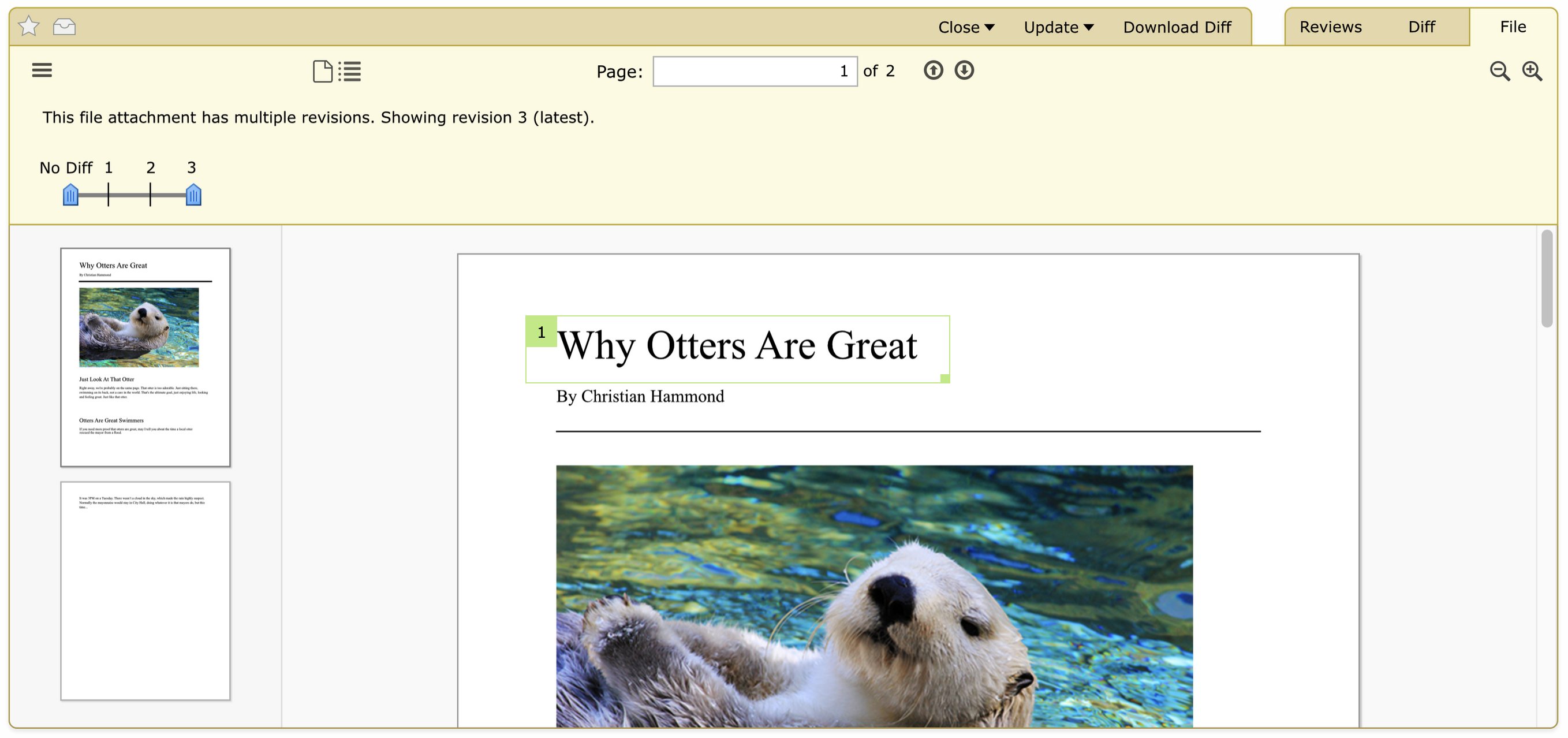 reviewboard's tweet card. Projects are more than just source code. They’re screenshots, art, documentation, data, videos. Review Board supports attaching and reviewing files of all kinds.