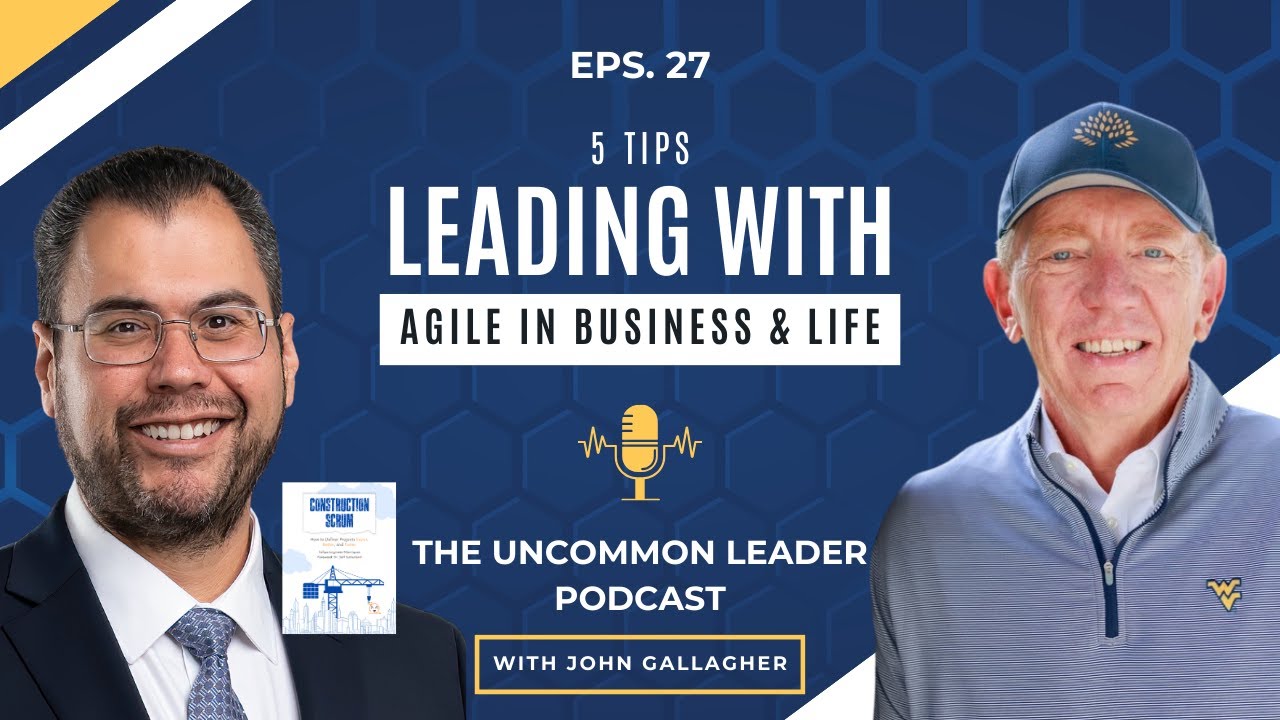 John_Gallagher's tweet card. 5 Tips for Pioneering Agile Principles in Leadership and Life