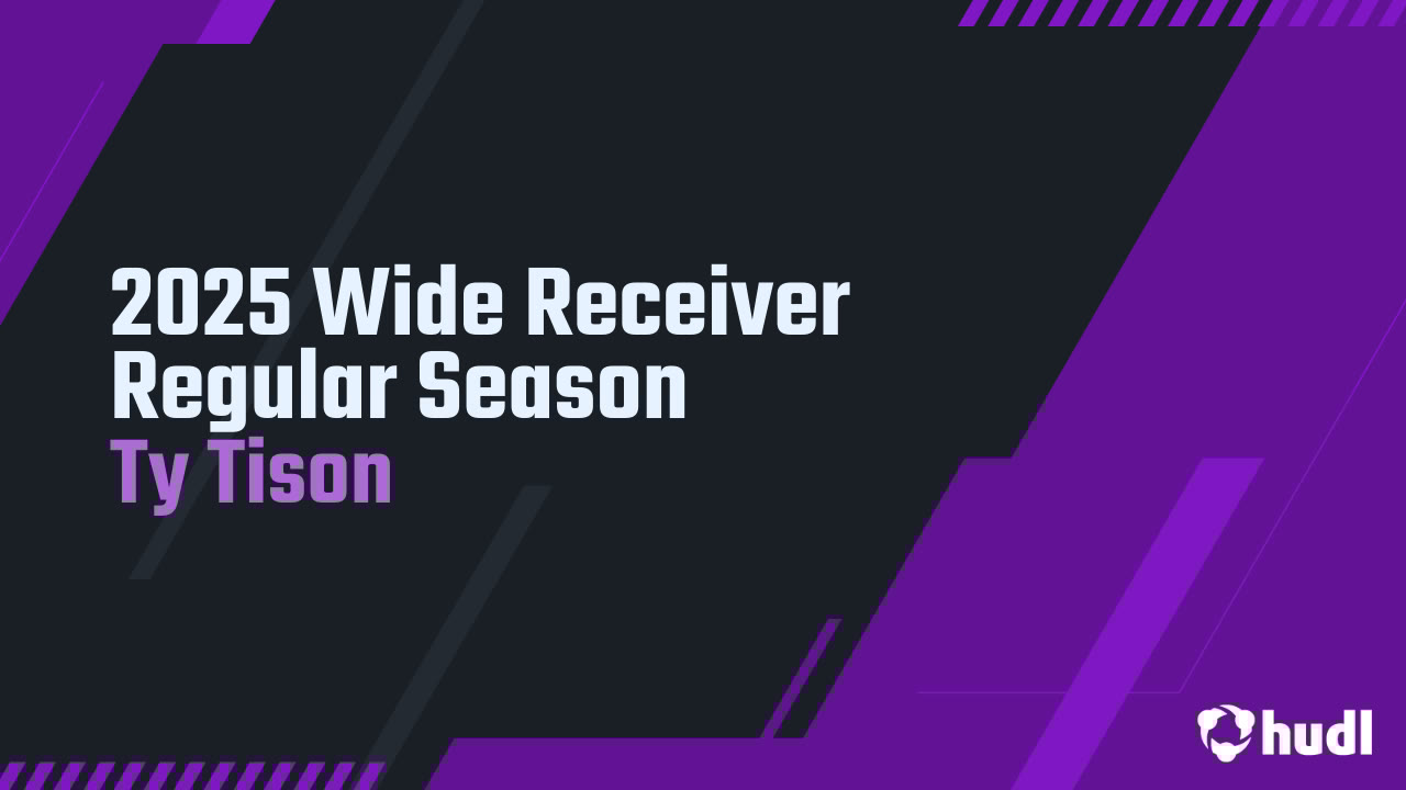tytison3's tweet card. 2025 Wide Receiver Regular Season