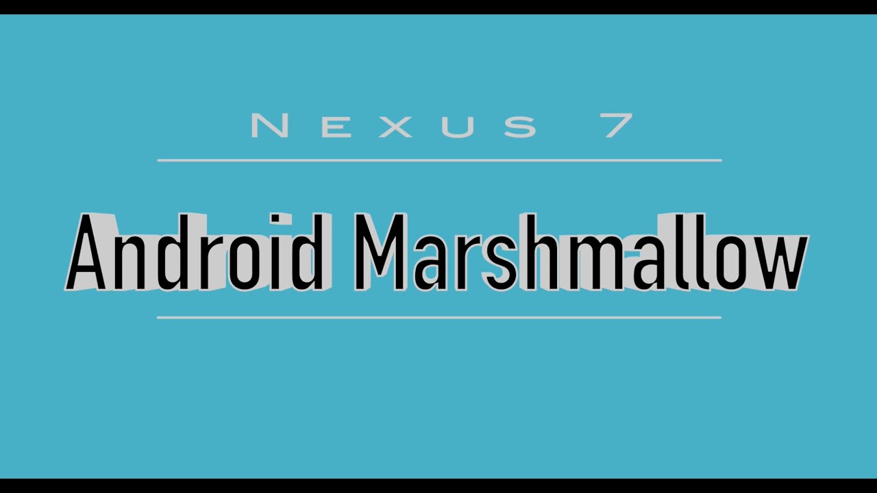 KnowUrHandheld's tweet card. Nexus 7 (2012) with Android 6.0 Marshmallow