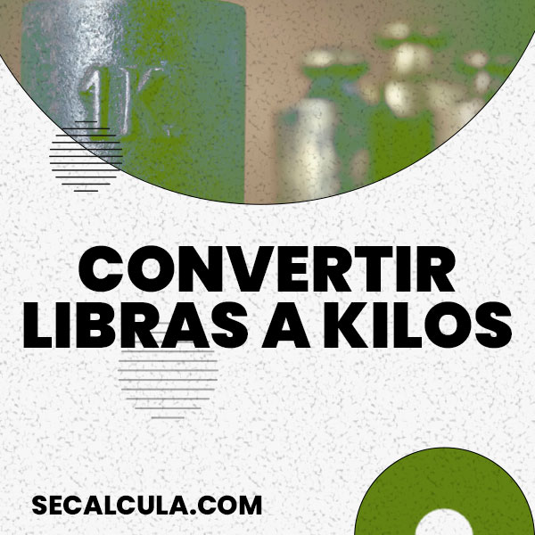 SeCalcula's tweet card. El convertidor de libras a kilos es una herramienta en línea gratuita que convierte libras a kilogramos y viceversa.