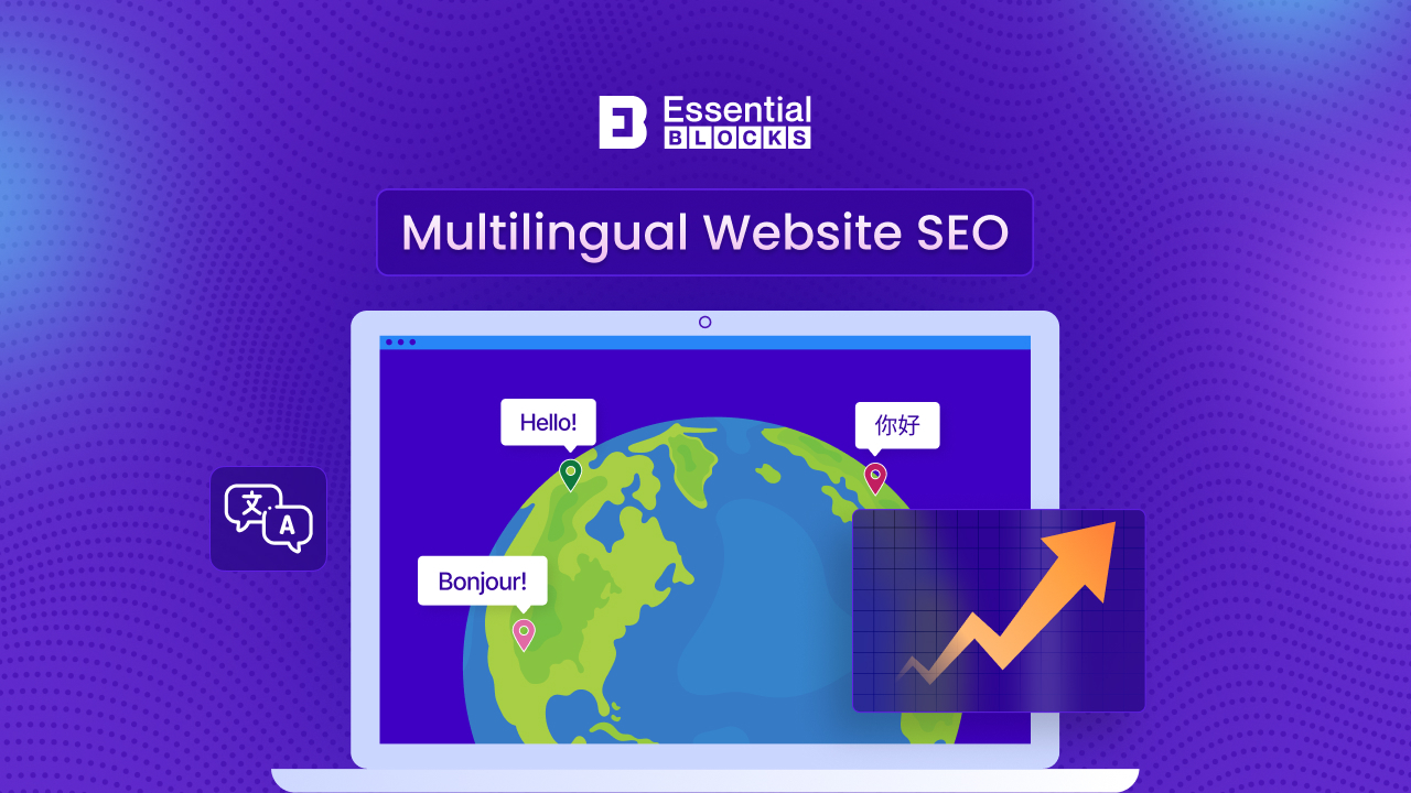 EssentialBlocks's tweet card. Boost your global reach with multilingual website SEO and discover essential best practices to help you rank higher and connect with local audiences.