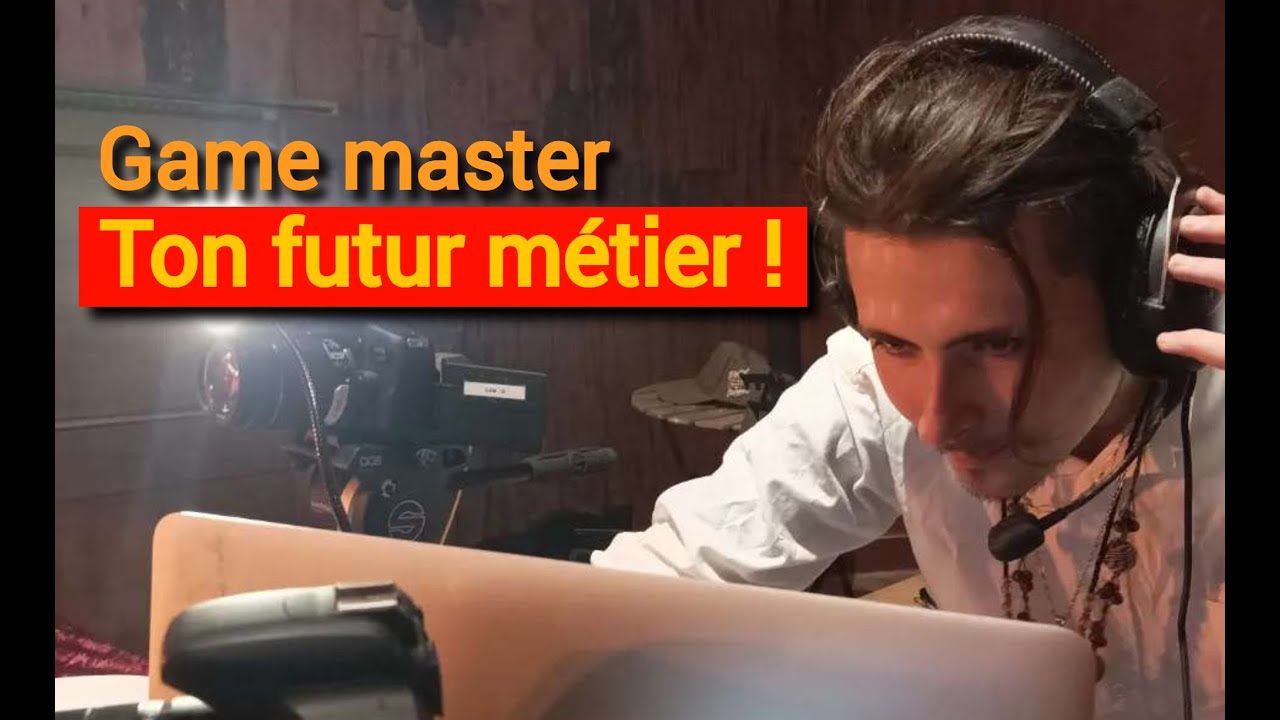 G4meMasterclass's tweet card. Game master : ton futur métier ! (teaser)