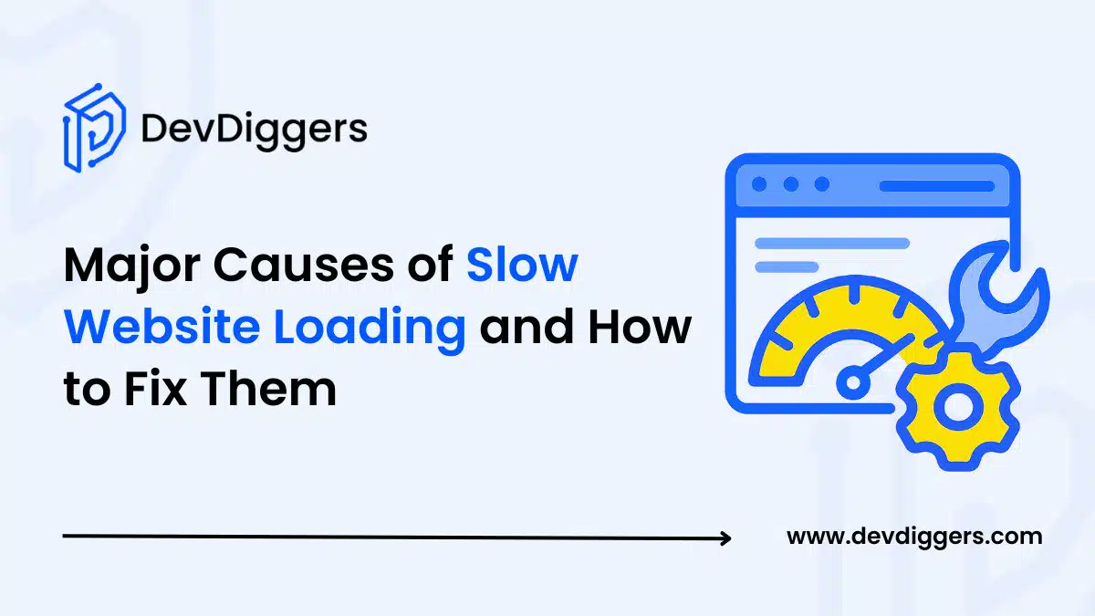 devdiggers's tweet card. Learn how to fix slow website loading performance as it is a nightmare for SEO. Here are the biggest reasons why your website is loading slowly.