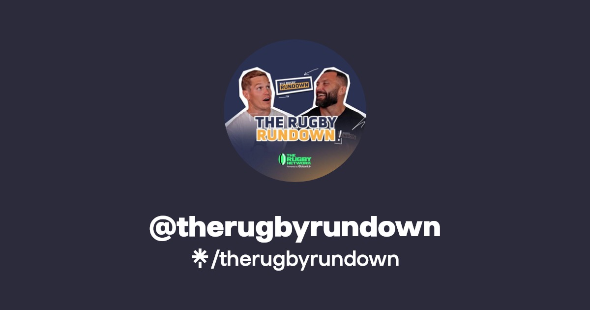 will_hooley's tweet card. View therugbyrundown’s Linktree to discover and stream music from top platforms like YouTube, Spotify here. Your next favorite track is just a click away!
